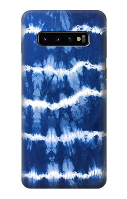 S3671 ブルータイダイ Blue Tie Dye Samsung Galaxy S10 バックケース、フリップケース・カバー