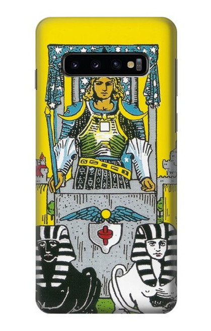 S3739 タロットカード戦車 Tarot Card The Chariot Samsung Galaxy S10 バックケース、フリップケース・カバー