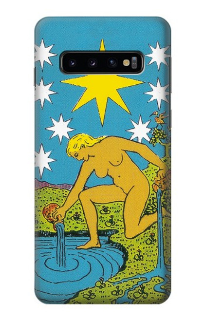 S3744 タロットカードスター Tarot Card The Star Samsung Galaxy S10 バックケース、フリップケース・カバー