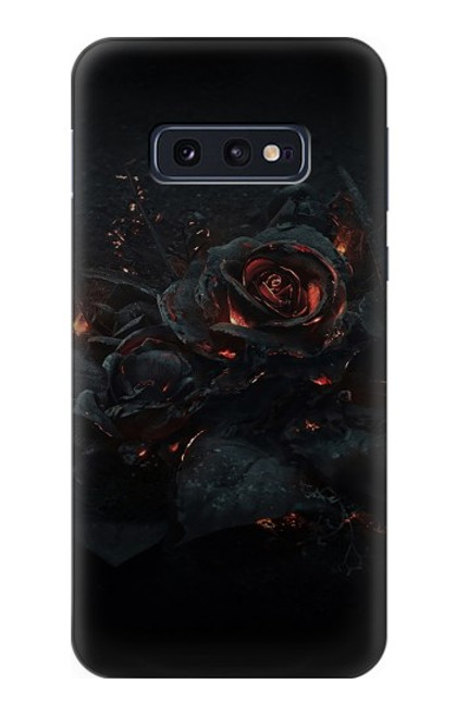 S3672 バーンドローズ Burned Rose Samsung Galaxy S10e バックケース、フリップケース・カバー