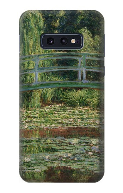 S3674 クロードモネ歩道橋とスイレンプール Claude Monet Footbridge and Water Lily Pool Samsung Galaxy S10e バックケース、フリップケース・カバー