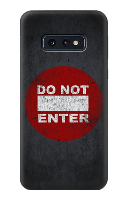 S3683 立入禁止 Do Not Enter Samsung Galaxy S10e バックケース、フリップケース・カバー