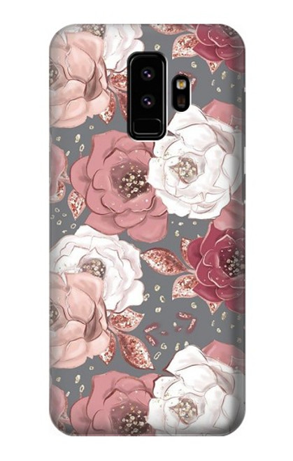 S3716 バラの花柄 Rose Floral Pattern Samsung Galaxy S9 バックケース、フリップケース・カバー