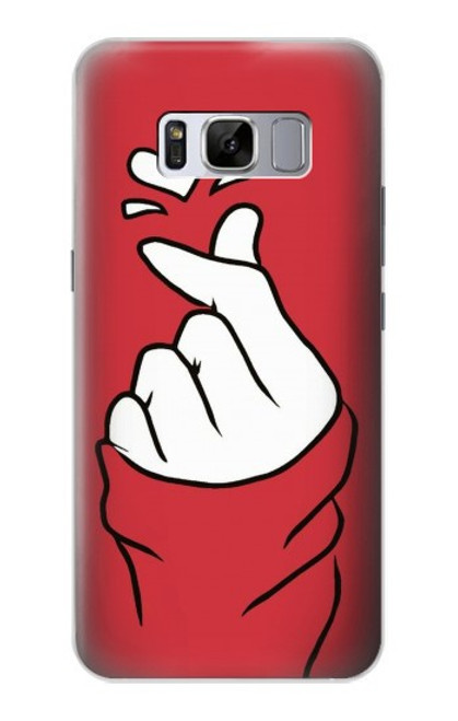 S3701 ミニハートラブサイン Mini Heart Love Sign Samsung Galaxy S8 Plus バックケース、フリップケース・カバー