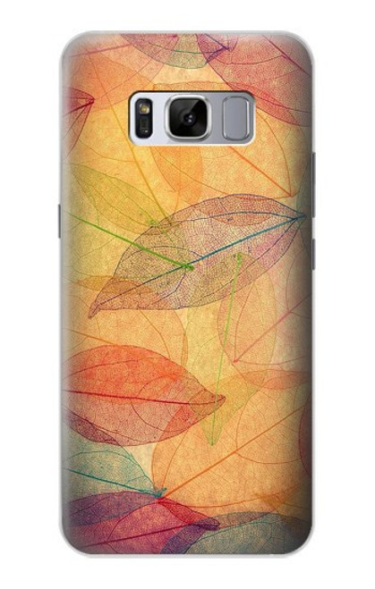 S3686 秋シーズン葉秋 Fall Season Leaf Autumn Samsung Galaxy S8 バックケース、フリップケース・カバー