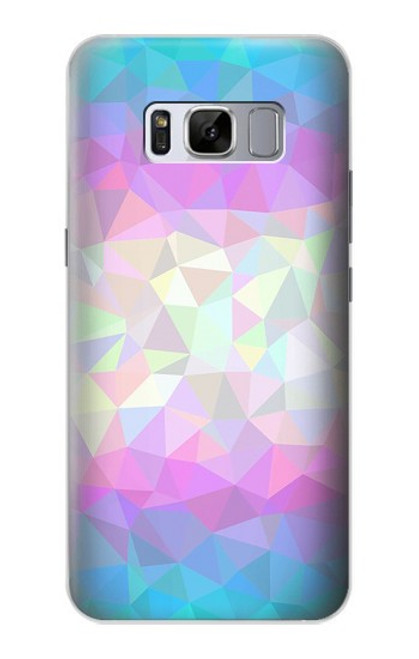 S3747 トランスフラッグポリゴン Trans Flag Polygon Samsung Galaxy S8 バックケース、フリップケース・カバー
