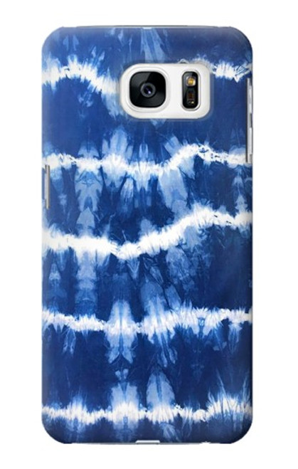 S3671 ブルータイダイ Blue Tie Dye Samsung Galaxy S7 バックケース、フリップケース・カバー