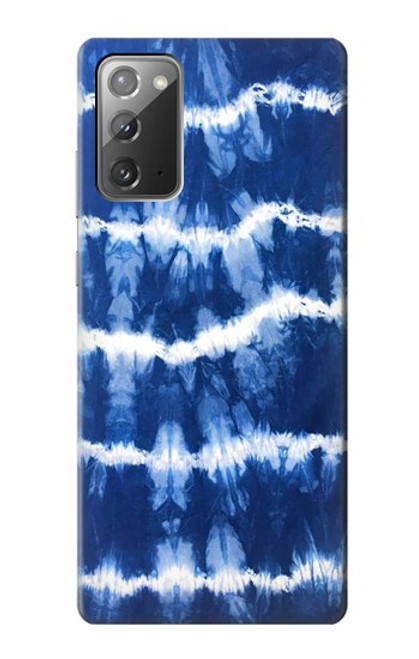 S3671 ブルータイダイ Blue Tie Dye Samsung Galaxy Note 20 バックケース、フリップケース・カバー