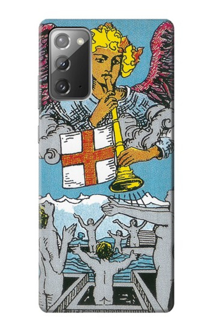 S3743 タロットカード審判 Tarot Card The Judgement Samsung Galaxy Note 20 バックケース、フリップケース・カバー