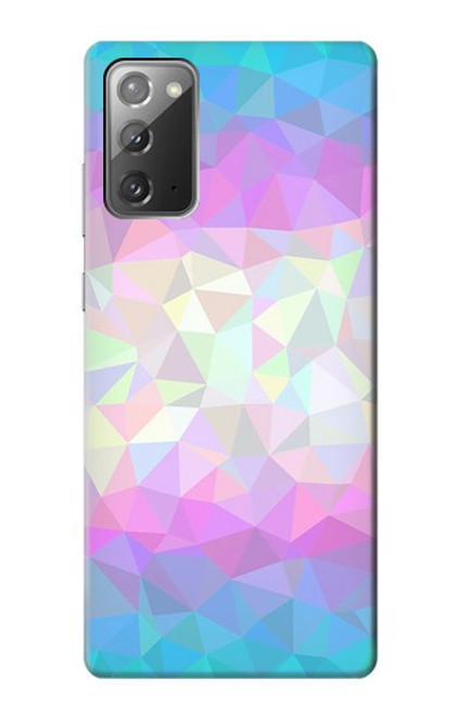 S3747 トランスフラッグポリゴン Trans Flag Polygon Samsung Galaxy Note 20 バックケース、フリップケース・カバー