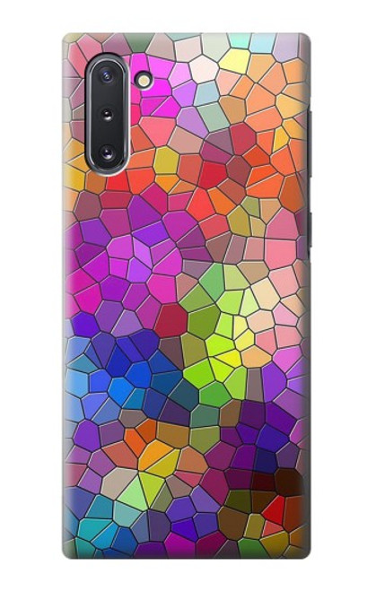 S3677 カラフルなレンガのモザイク Colorful Brick Mosaics Samsung Galaxy Note 10 バックケース、フリップケース・カバー