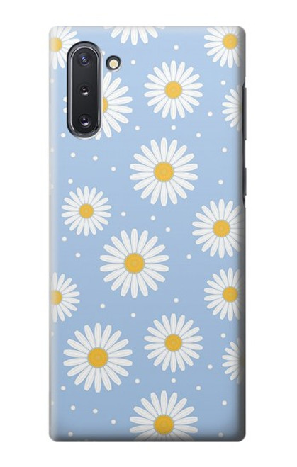 S3681 デイジーの花のパターン Daisy Flowers Pattern Samsung Galaxy Note 10 バックケース、フリップケース・カバー