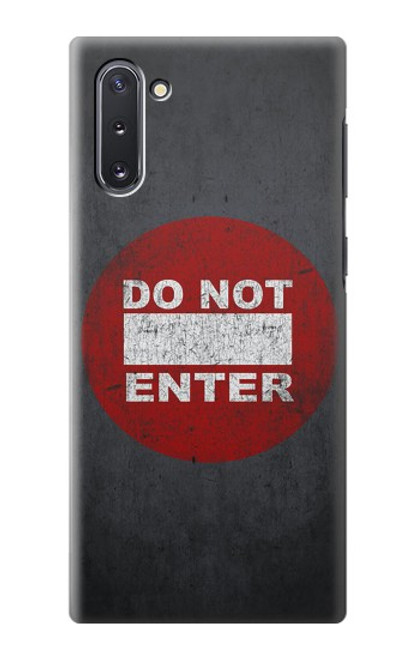 S3683 立入禁止 Do Not Enter Samsung Galaxy Note 10 バックケース、フリップケース・カバー