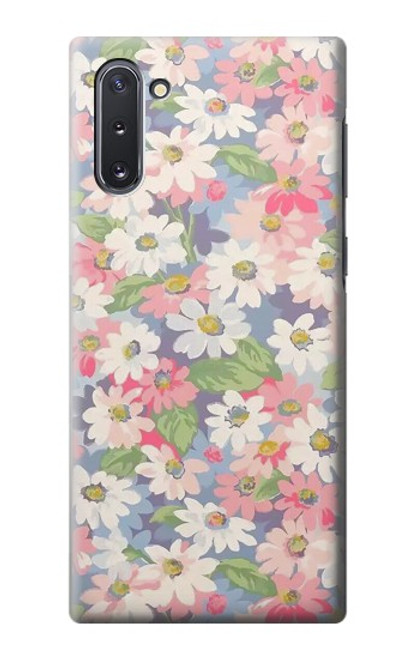 S3688 花の花のアートパターン Floral Flower Art Pattern Samsung Galaxy Note 10 バックケース、フリップケース・カバー