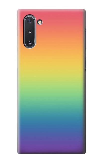 S3698 LGBTグラデーションプライドフラグ LGBT Gradient Pride Flag Samsung Galaxy Note 10 バックケース、フリップケース・カバー