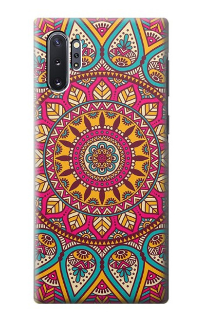 S3694 ヒッピーアートパターン Hippie Art Pattern Samsung Galaxy Note 10 Plus バックケース、フリップケース・カバー