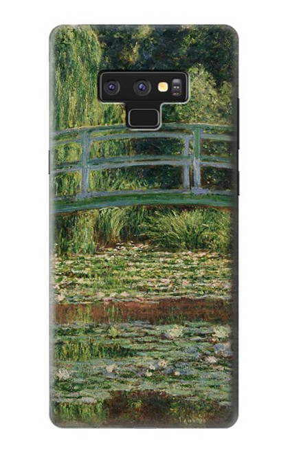 S3674 クロードモネ歩道橋とスイレンプール Claude Monet Footbridge and Water Lily Pool Note 9 Samsung Galaxy Note9 バックケース、フリップケース・カバー