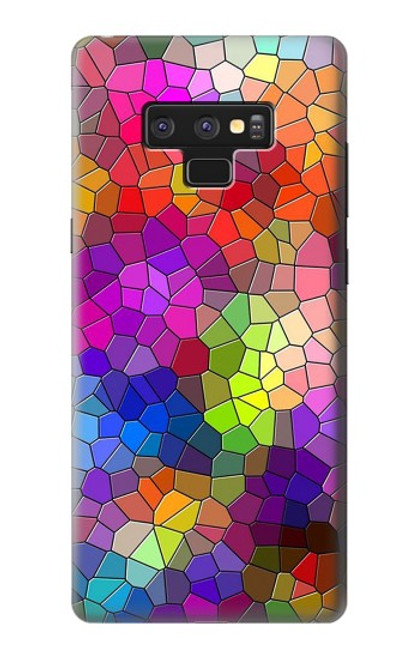 S3677 カラフルなレンガのモザイク Colorful Brick Mosaics Note 9 Samsung Galaxy Note9 バックケース、フリップケース・カバー
