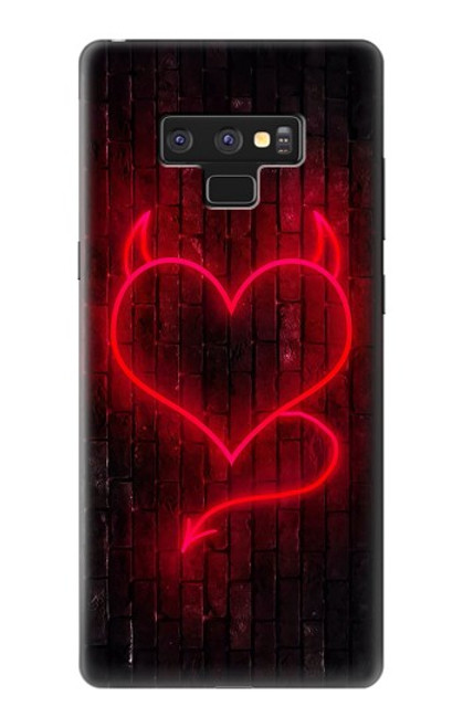 S3682 デビルハート Devil Heart Note 9 Samsung Galaxy Note9 バックケース、フリップケース・カバー