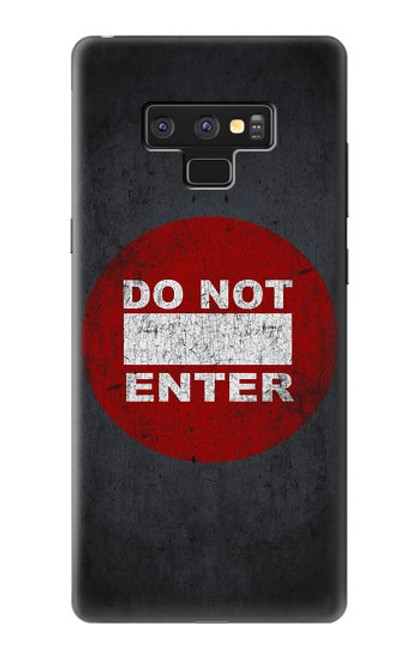 S3683 立入禁止 Do Not Enter Note 9 Samsung Galaxy Note9 バックケース、フリップケース・カバー
