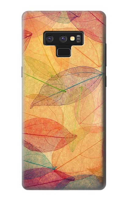 S3686 秋シーズン葉秋 Fall Season Leaf Autumn Note 9 Samsung Galaxy Note9 バックケース、フリップケース・カバー