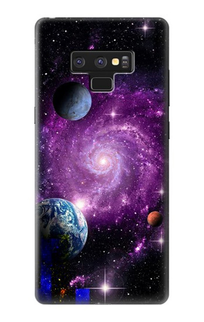S3689 銀河宇宙惑星 Galaxy Outer Space Planet Note 9 Samsung Galaxy Note9 バックケース、フリップケース・カバー