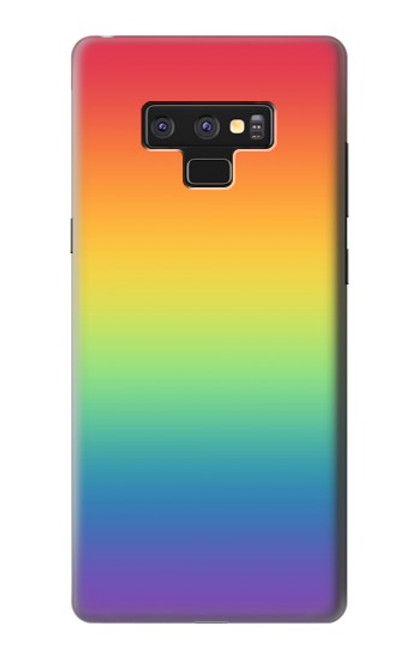 S3698 LGBTグラデーションプライドフラグ LGBT Gradient Pride Flag Note 9 Samsung Galaxy Note9 バックケース、フリップケース・カバー