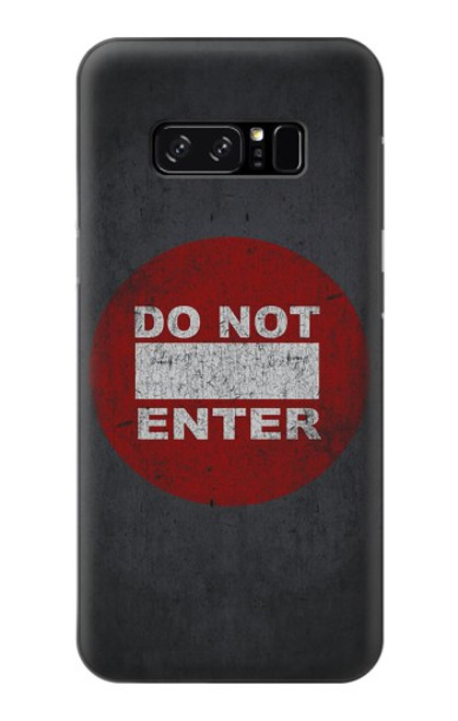 S3683 立入禁止 Do Not Enter Note 8 Samsung Galaxy Note8 バックケース、フリップケース・カバー
