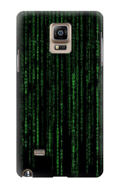 S3668 バイナリコード Binary Code Samsung Galaxy Note 4 バックケース、フリップケース・カバー