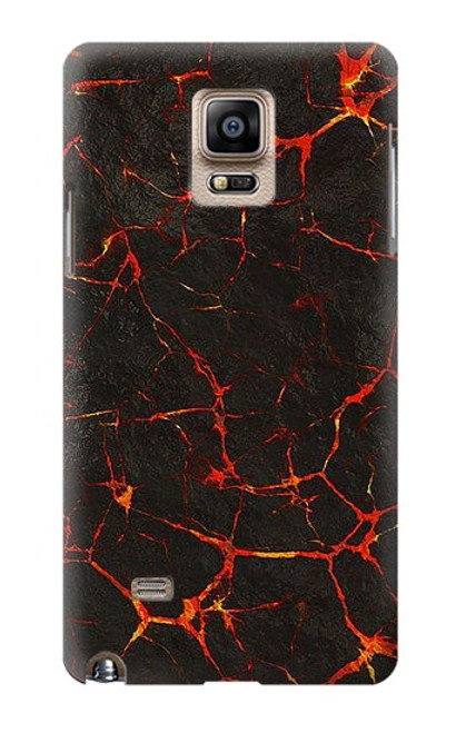 S3696 溶岩マグマ Lava Magma Samsung Galaxy Note 4 バックケース、フリップケース・カバー