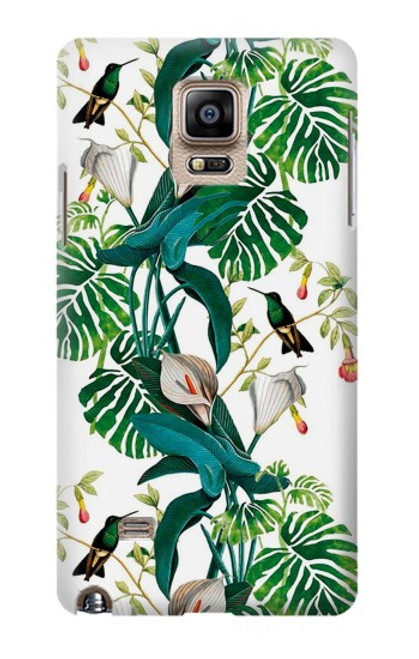 S3697 リーフライフバード Leaf Life Birds Samsung Galaxy Note 4 バックケース、フリップケース・カバー