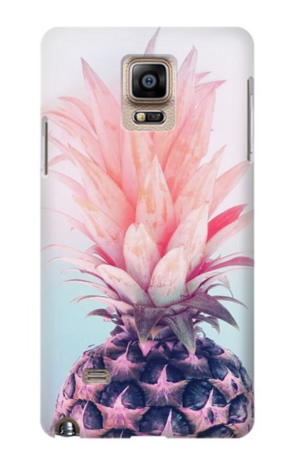 S3711 ピンクパイナップル Pink Pineapple Samsung Galaxy Note 4 バックケース、フリップケース・カバー