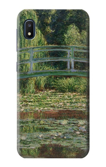 S3674 クロードモネ歩道橋とスイレンプール Claude Monet Footbridge and Water Lily Pool Samsung Galaxy A10e バックケース、フリップケース・カバー