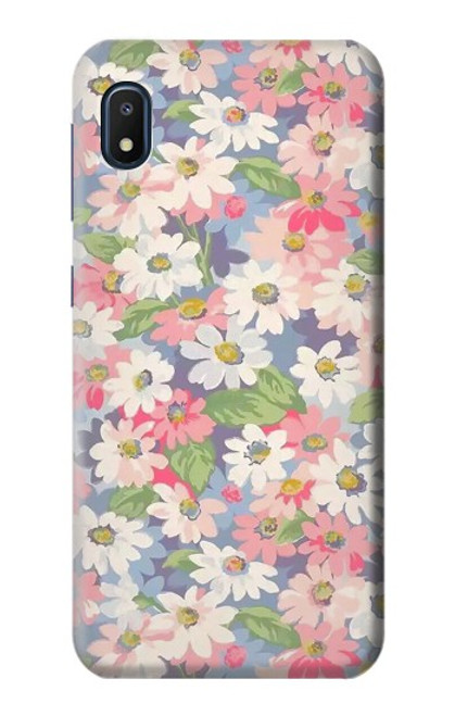 S3688 花の花のアートパターン Floral Flower Art Pattern Samsung Galaxy A10e バックケース、フリップケース・カバー