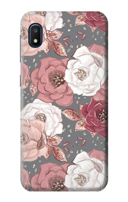 S3716 バラの花柄 Rose Floral Pattern Samsung Galaxy A10e バックケース、フリップケース・カバー