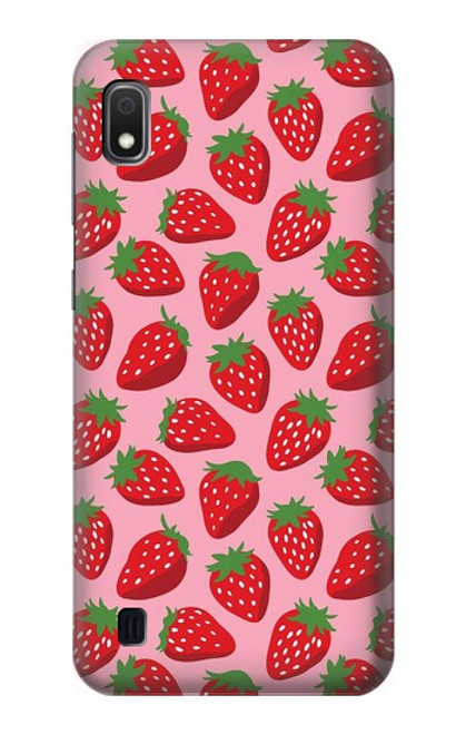 S3719 いちご柄 Strawberry Pattern Samsung Galaxy A10 バックケース、フリップケース・カバー