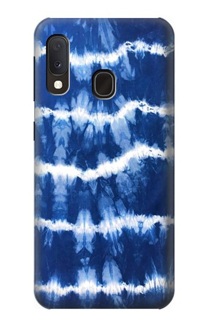 S3671 ブルータイダイ Blue Tie Dye Samsung Galaxy A20e バックケース、フリップケース・カバー