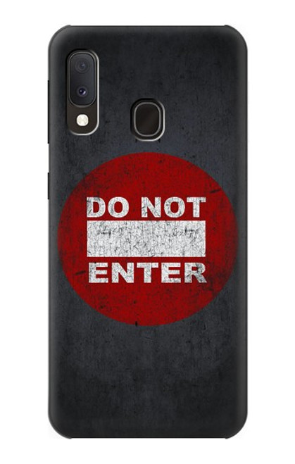 S3683 立入禁止 Do Not Enter Samsung Galaxy A20e バックケース、フリップケース・カバー