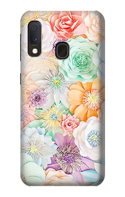 S3705 パステルフローラルフラワー Pastel Floral Flower Samsung Galaxy A20e バックケース、フリップケース・カバー