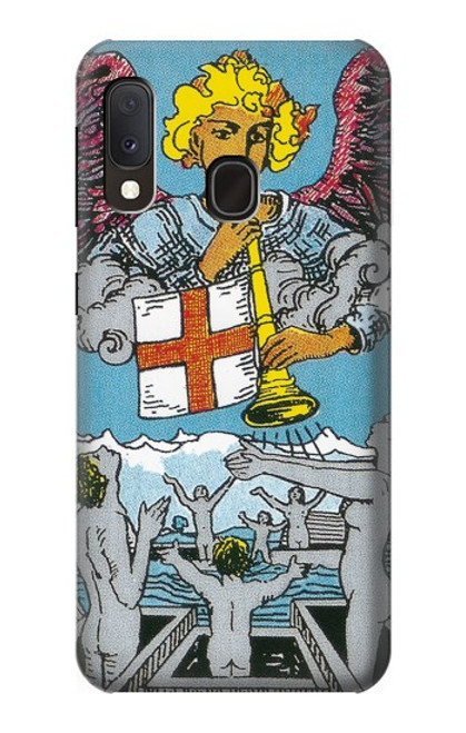 S3743 タロットカード審判 Tarot Card The Judgement Samsung Galaxy A20e バックケース、フリップケース・カバー