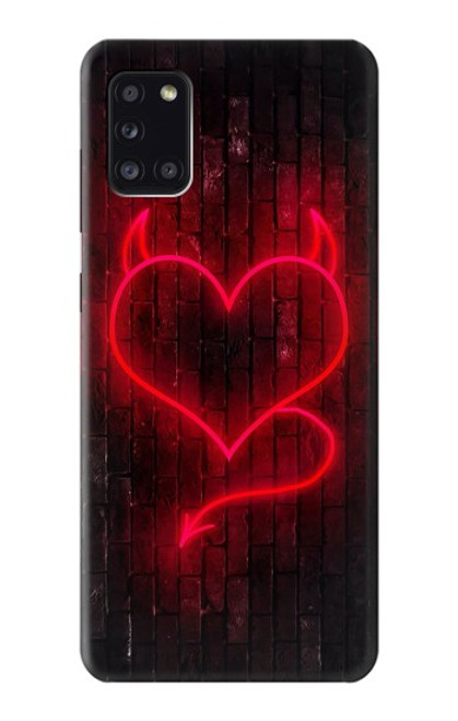 S3682 デビルハート Devil Heart Samsung Galaxy A31 バックケース、フリップケース・カバー