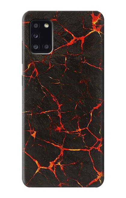 S3696 溶岩マグマ Lava Magma Samsung Galaxy A31 バックケース、フリップケース・カバー