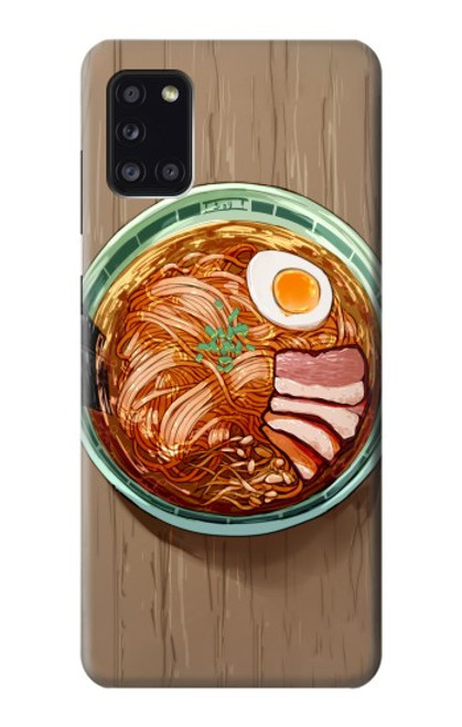 S3756 ラーメン Ramen Noodles Samsung Galaxy A31 バックケース、フリップケース・カバー