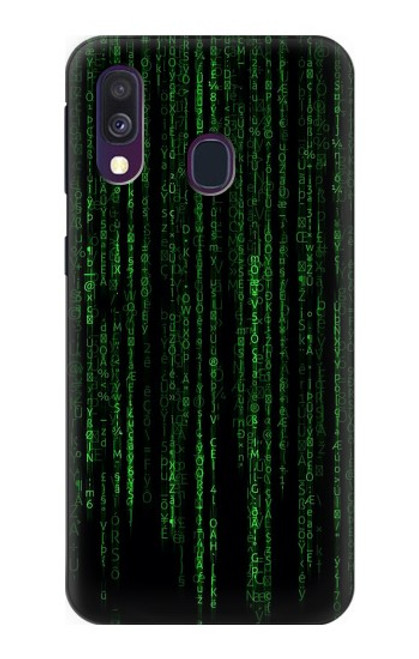 S3668 バイナリコード Binary Code Samsung Galaxy A40 バックケース、フリップケース・カバー