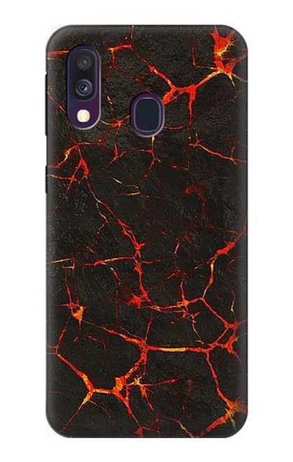 S3696 溶岩マグマ Lava Magma Samsung Galaxy A40 バックケース、フリップケース・カバー