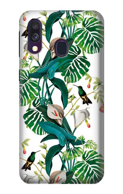 S3697 リーフライフバード Leaf Life Birds Samsung Galaxy A40 バックケース、フリップケース・カバー