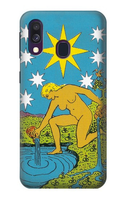 S3744 タロットカードスター Tarot Card The Star Samsung Galaxy A40 バックケース、フリップケース・カバー