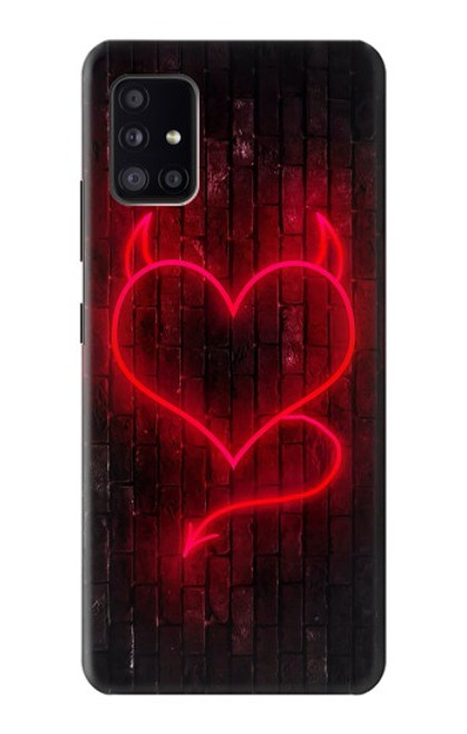 S3682 デビルハート Devil Heart Samsung Galaxy A41 バックケース、フリップケース・カバー