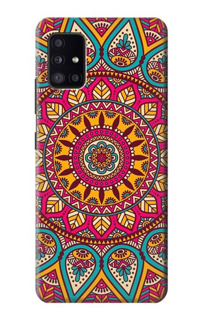 S3694 ヒッピーアートパターン Hippie Art Pattern Samsung Galaxy A41 バックケース、フリップケース・カバー