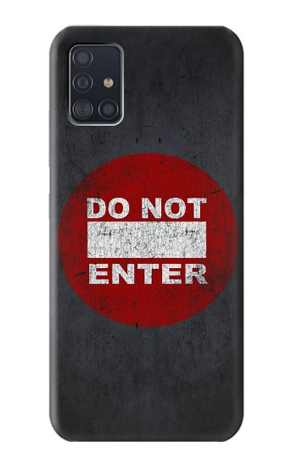 S3683 立入禁止 Do Not Enter Samsung Galaxy A51 5G バックケース、フリップケース・カバー